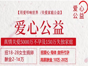 许昌市捐卵助孕生子 爱心志愿者招募